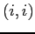 $(i,i)$
