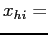 $x_{hi}= $